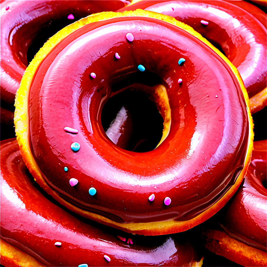 Chocolate Frosted Donut Png 64 PNG Image