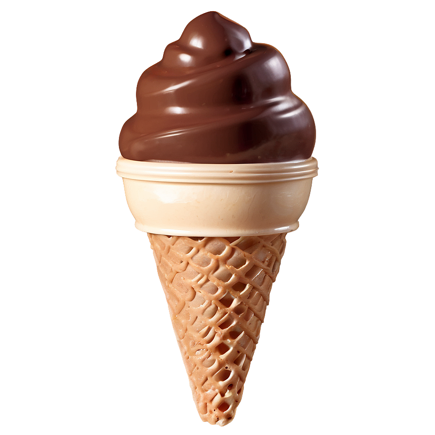 Chocolate Ice Cream Cone Png 46 PNG Image