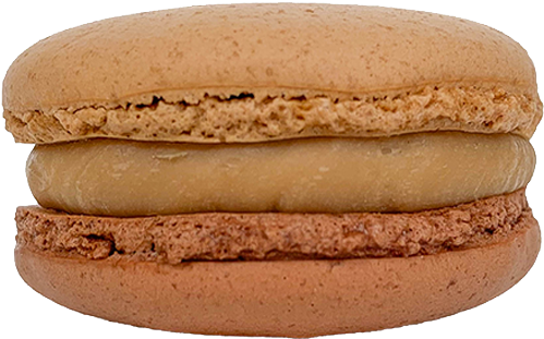 Chocolate Macaron Single PNG Image