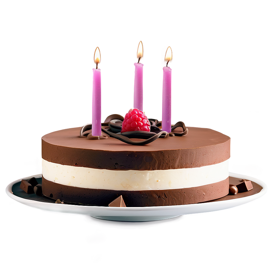 Chocolate Mousse Cake Elegance Png 06202024 PNG Image