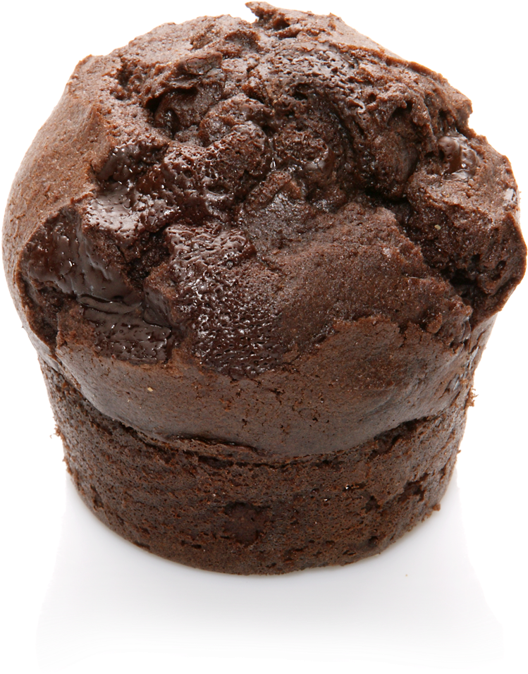 Chocolate Muffin Closeup.png PNG Image