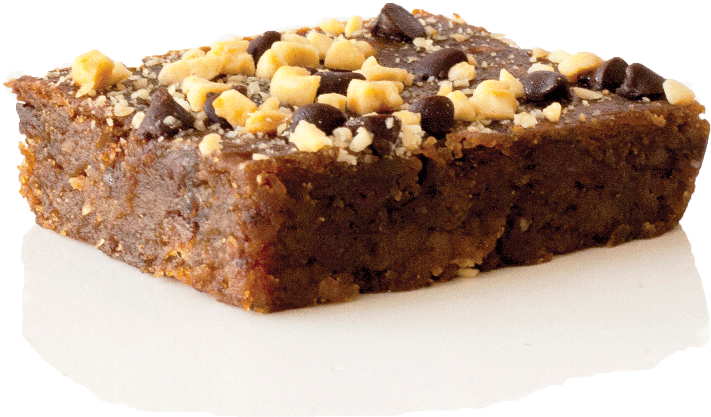 Chocolate Peanut Butter Chip Brownie PNG Image