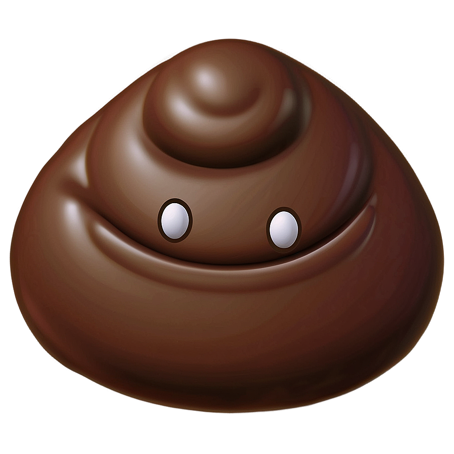 Chocolate Poop Emoji Png Gmv85 PNG Image