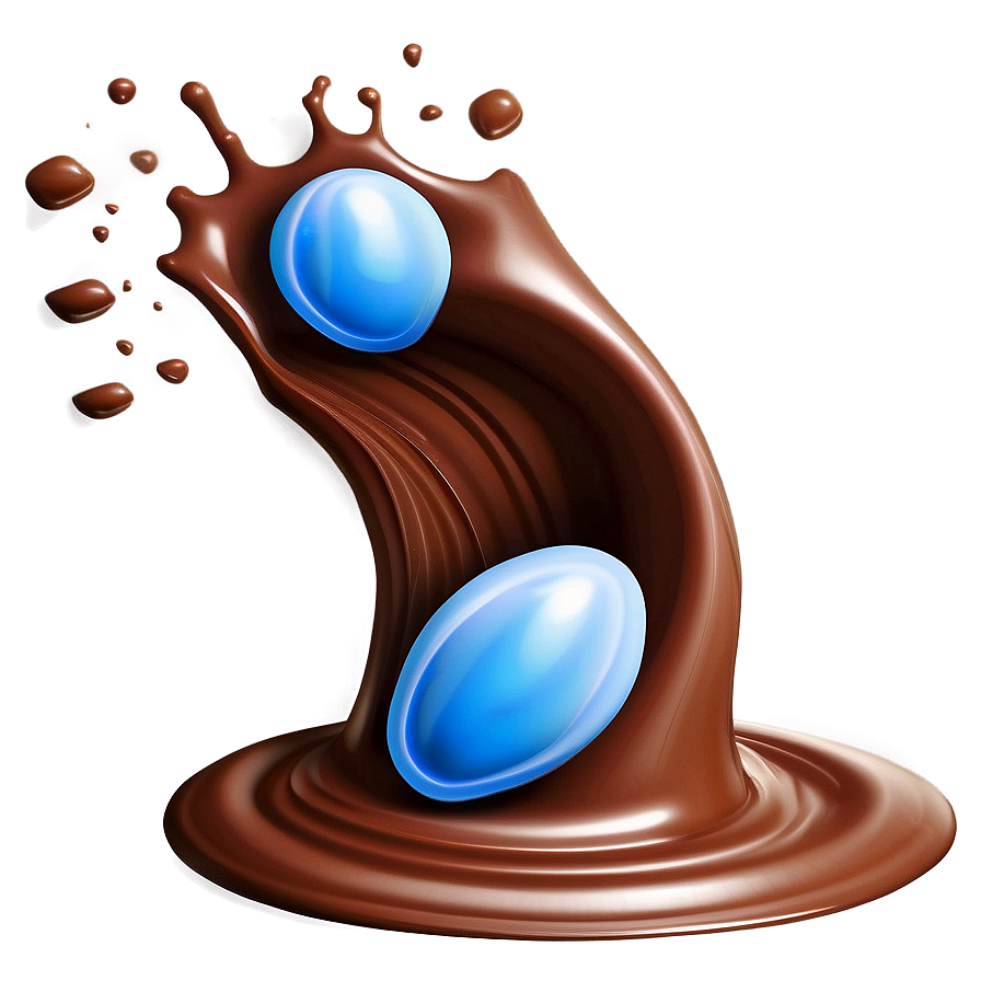 Chocolate Splash Art Png 95 PNG Image