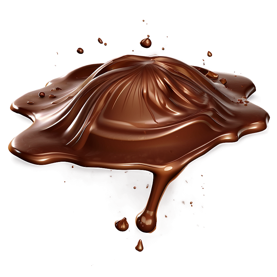 Chocolate Splash Design Png 06262024 PNG Image