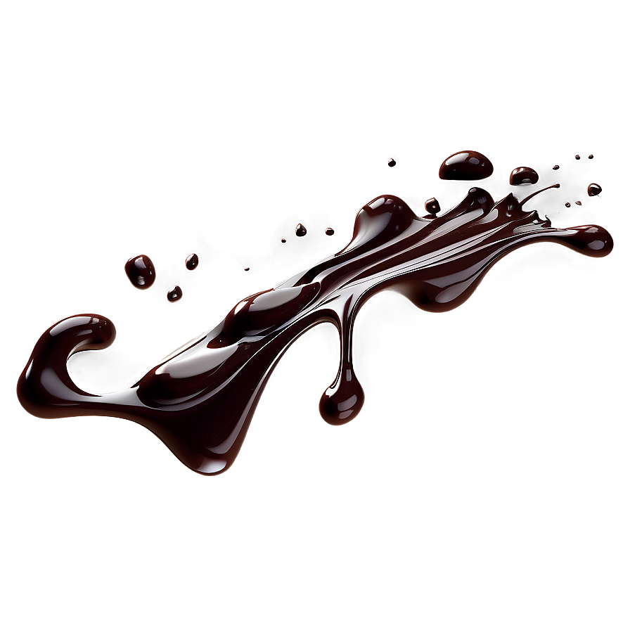 Chocolate Splash Droplets Png Atb49 PNG Image