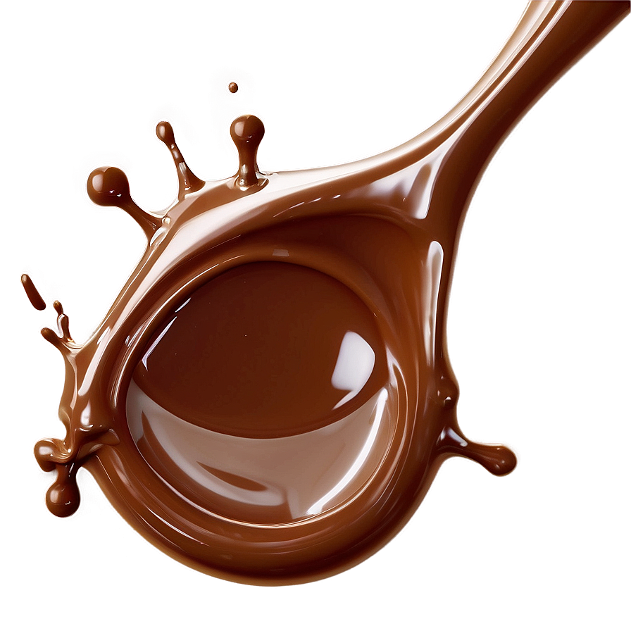 Chocolate Splash Droplets Png Dmb45 PNG Image