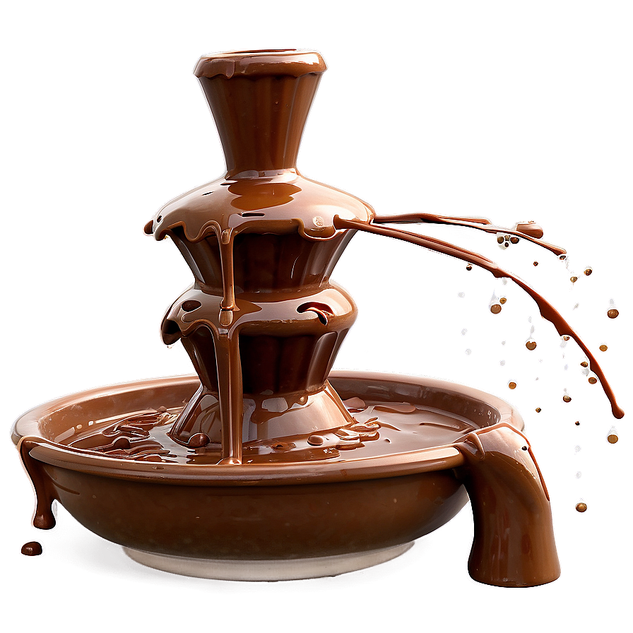 Chocolate Splash Fountain Png 17 PNG Image