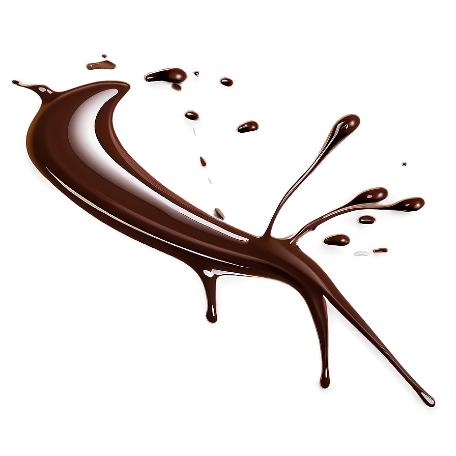 Chocolate Splash Illustration Png 6 PNG Image