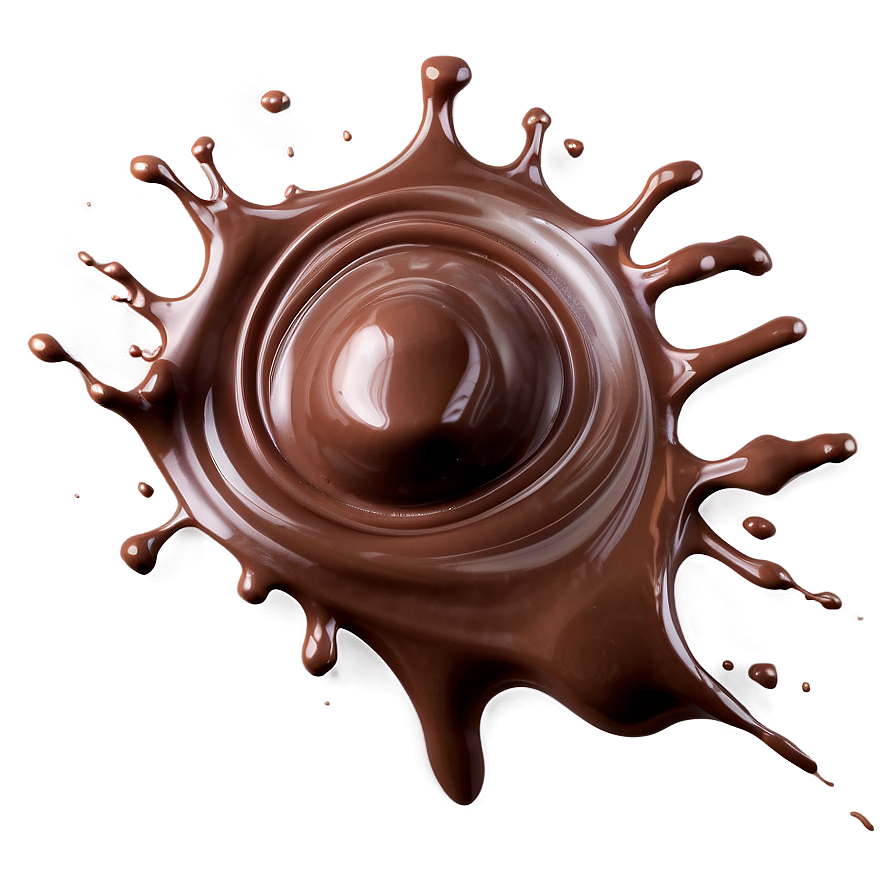 Chocolate Splash On White Png Uoi22 PNG Image