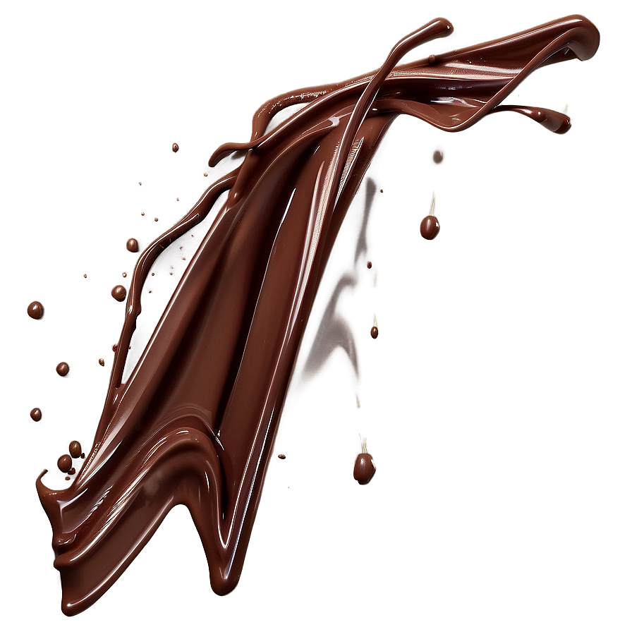 Chocolate Splash Ribbon Png 48 PNG Image