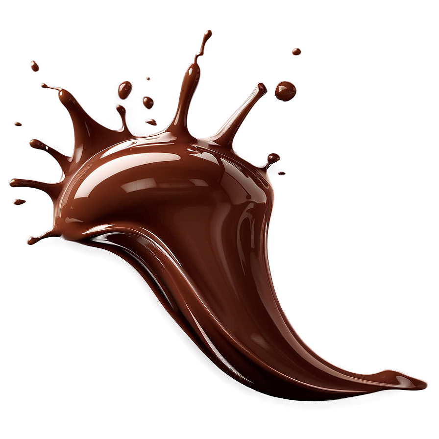 Chocolate Splash Spray Png 10 PNG Image