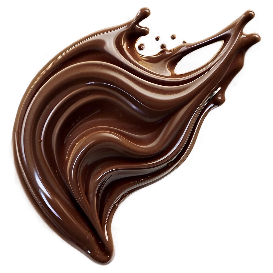 Chocolate Splash Swirl Png Acg36 PNG Image