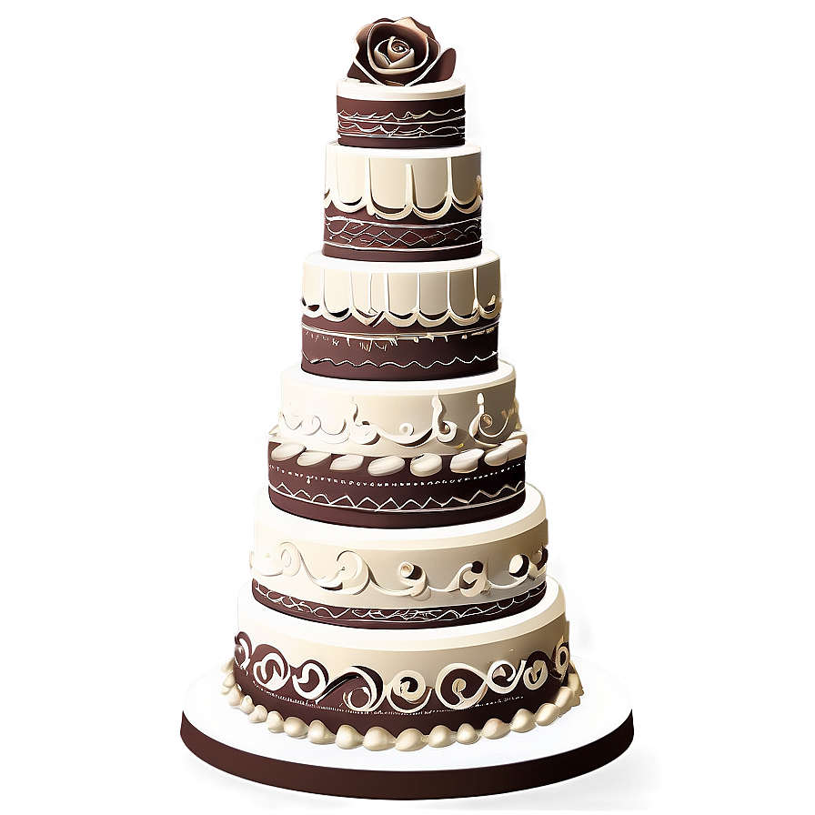 Chocolate Wedding Cake Png 06122024 PNG Image