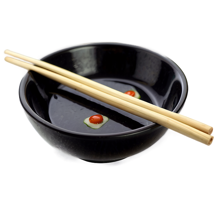 Chopstick With Dipping Bowl Png 06212024 PNG Image