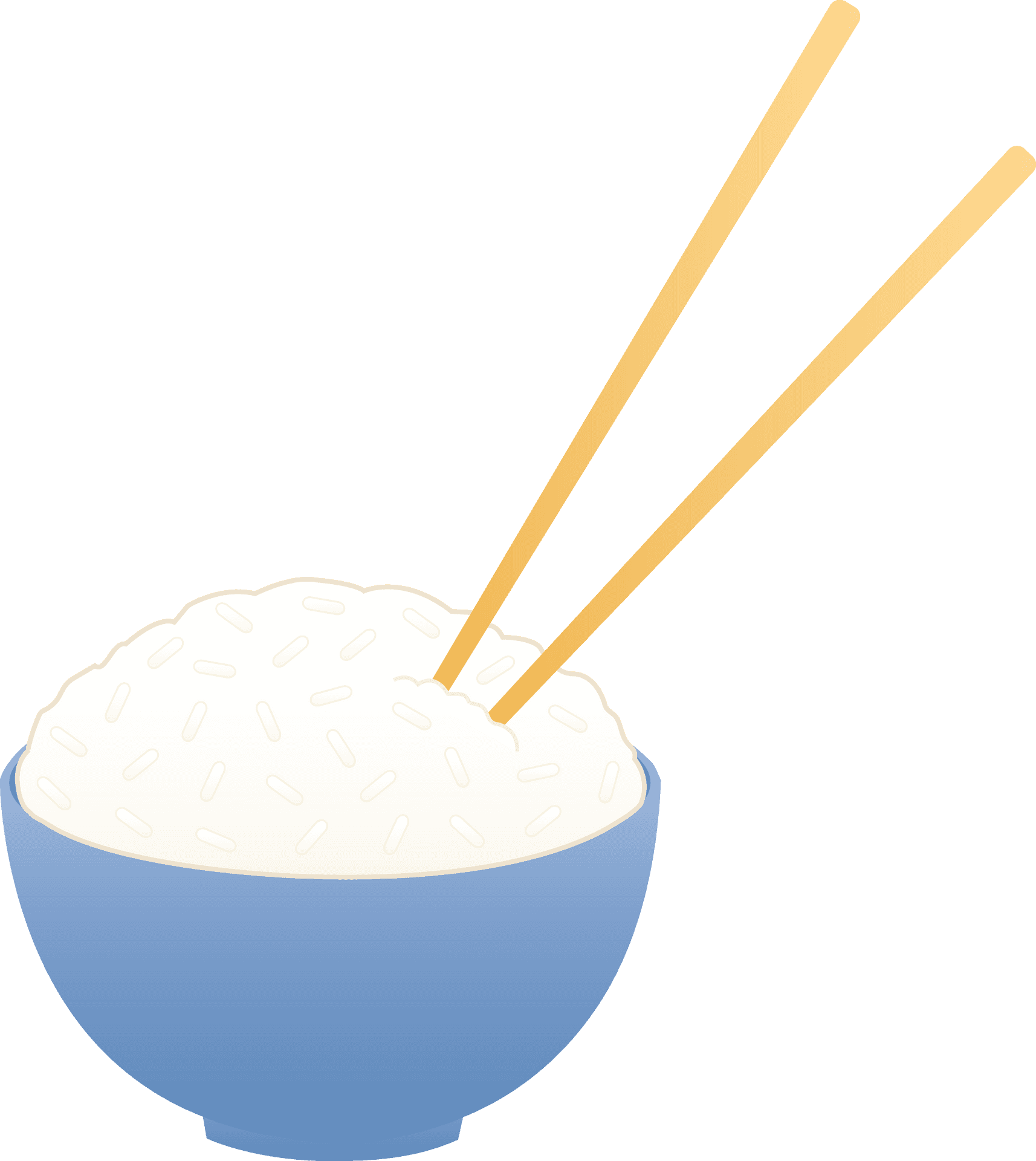 Chopsticksin Rice Bowl PNG Image