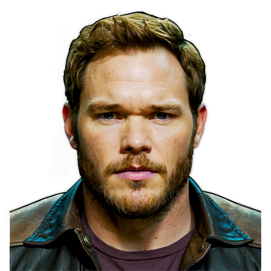 Chris Pratt Beard Look Png 22 PNG Image