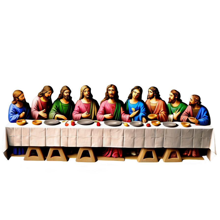 Christian Last Supper Scene Png Tvn PNG Image