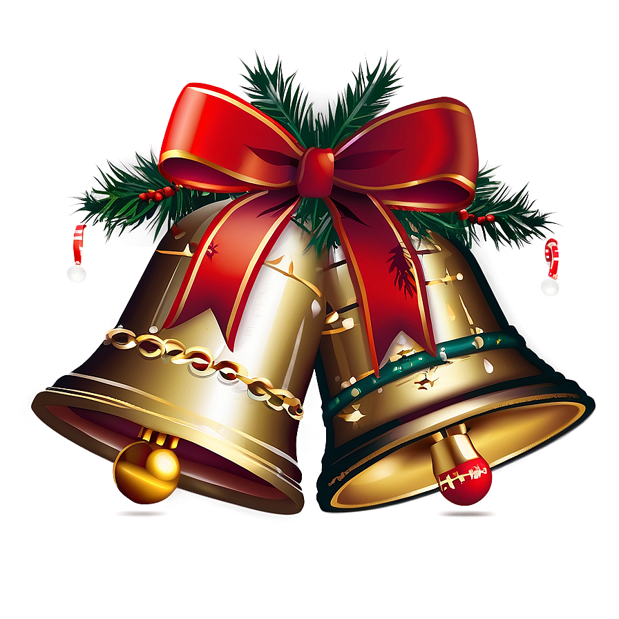 Christmas Bell And Ornaments Png 06242024 PNG Image