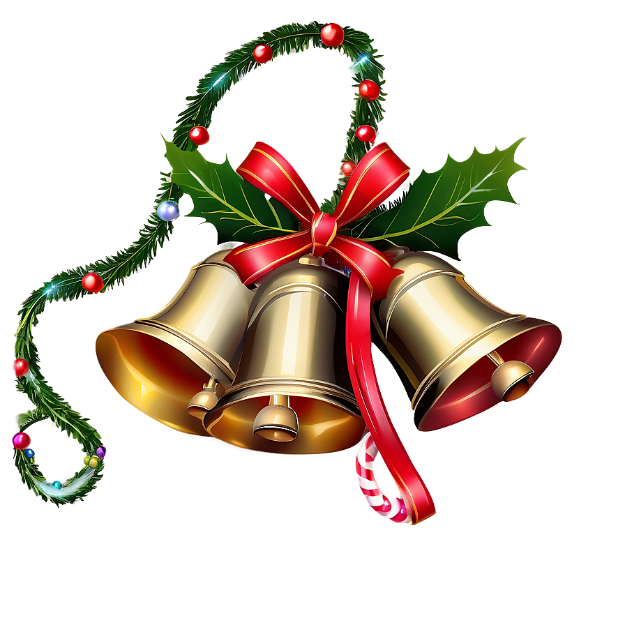 Christmas Bells And Candies Png Uov61 PNG Image