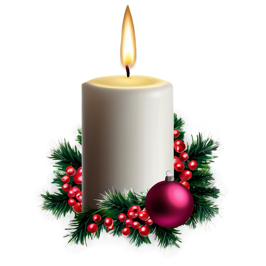 Christmas Candle Png 63 PNG Image