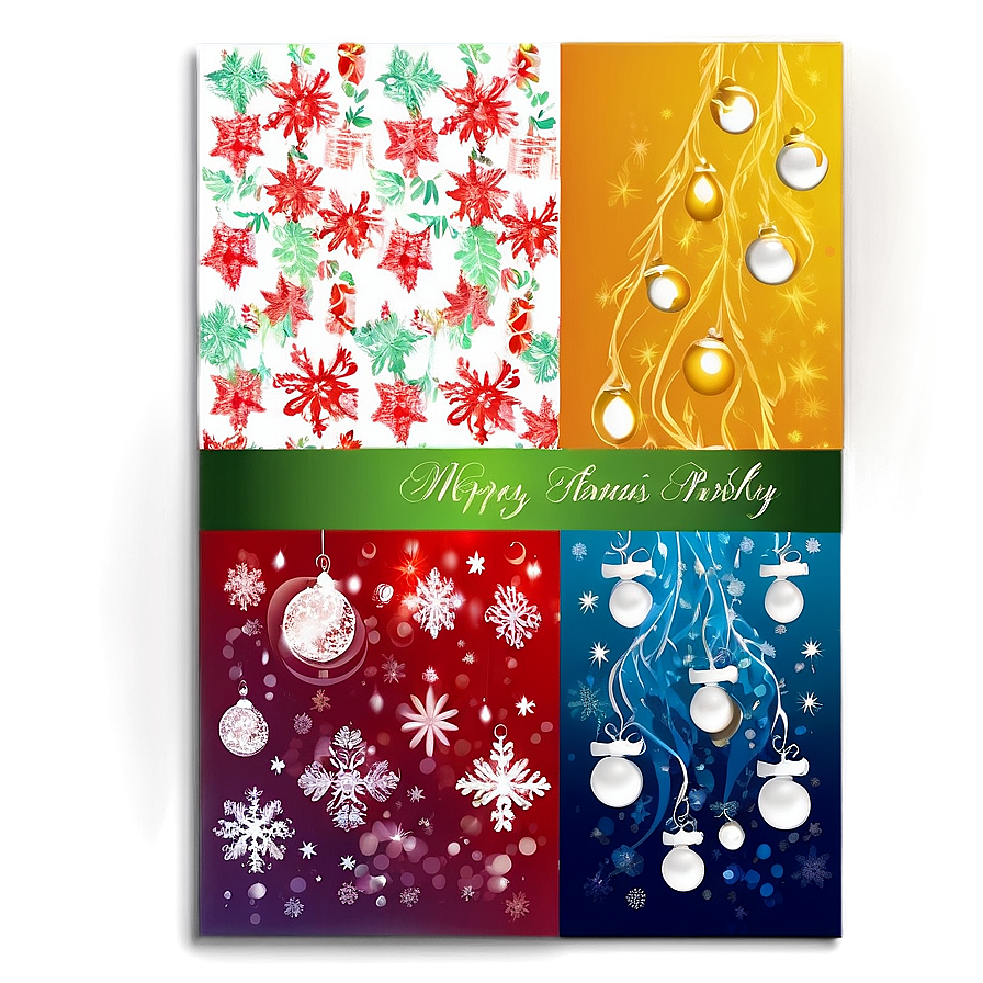 Christmas Card For Business Png 23 PNG Image