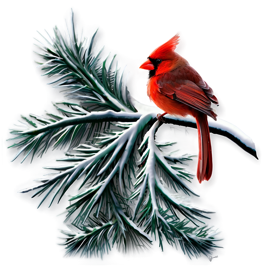 Christmas Cardinal Png 22 PNG Image