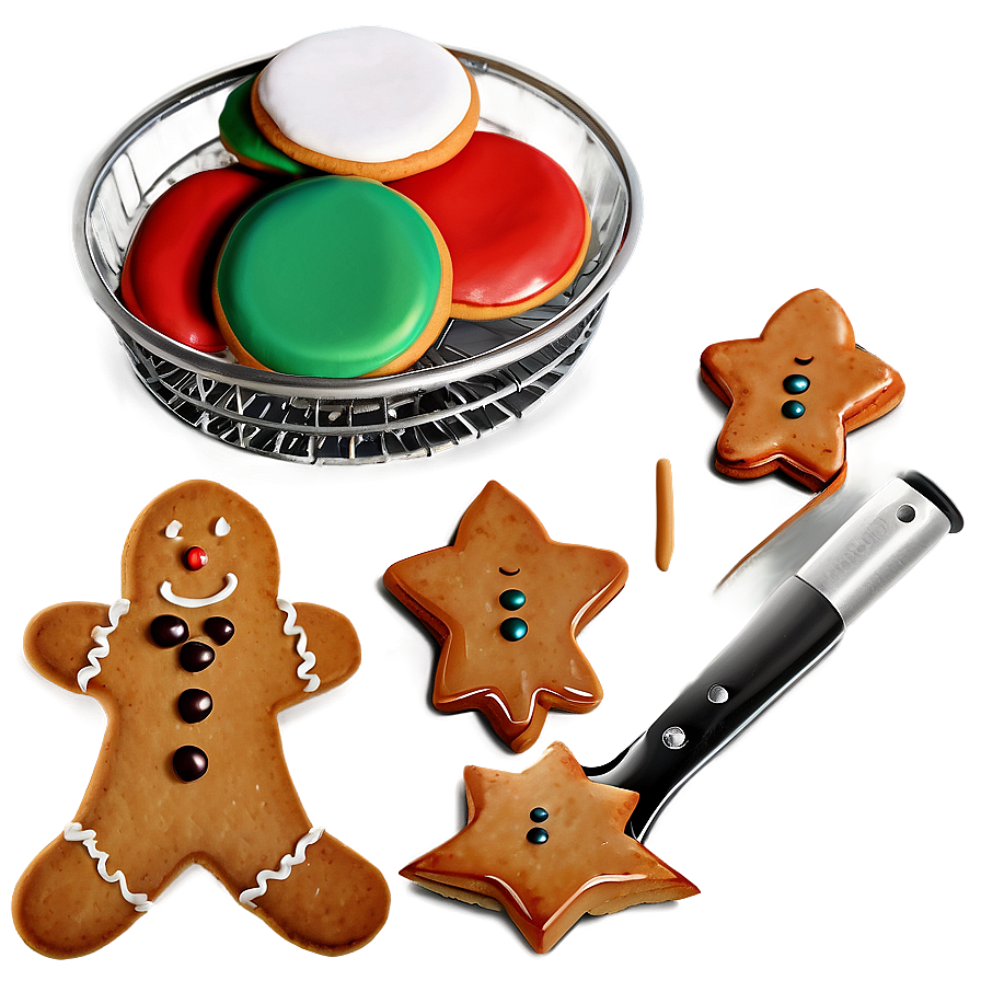 Christmas Cookie Baking Set Png Bdg34 PNG Image