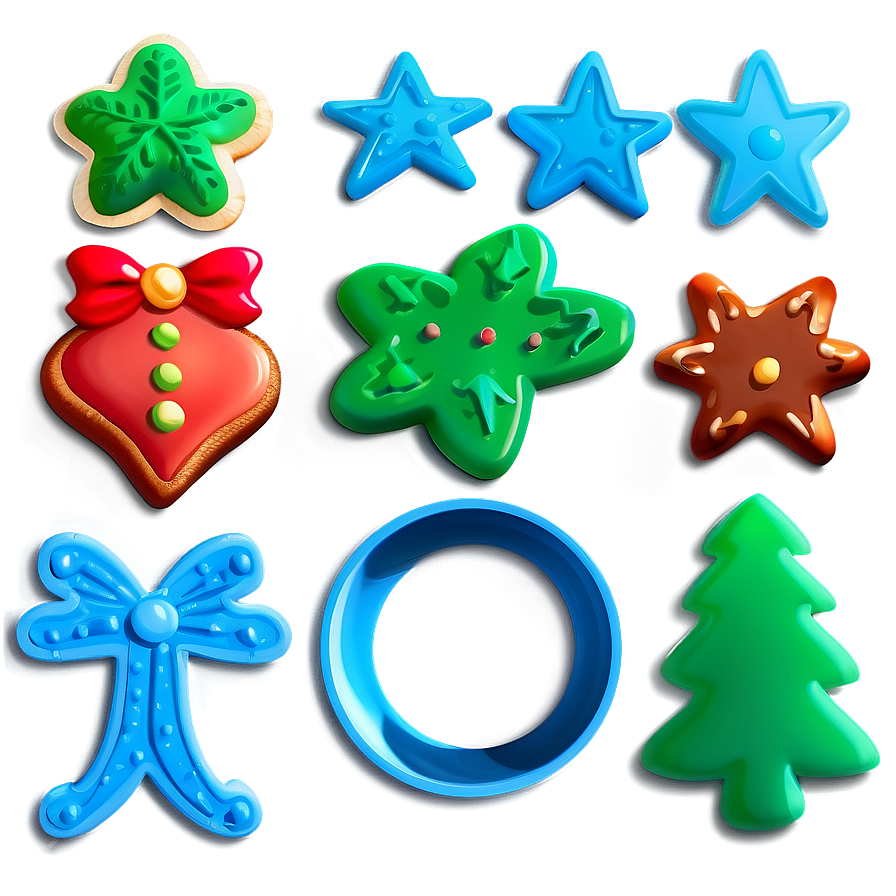 Christmas Cookie Cutter Shapes Png 1 PNG Image