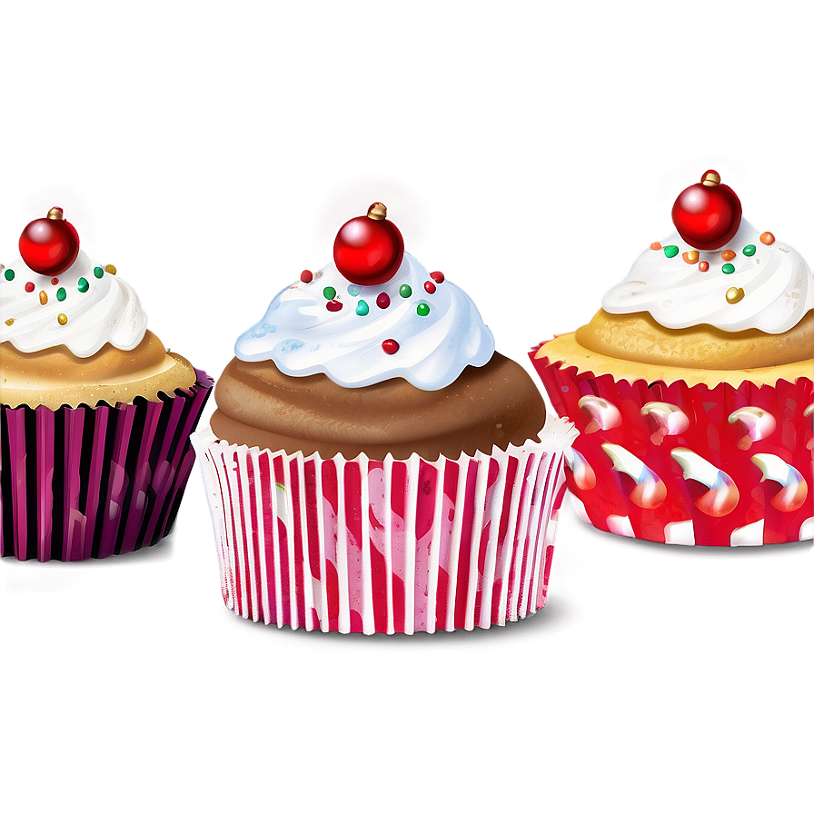 Christmas Cupcake Png 17 PNG Image