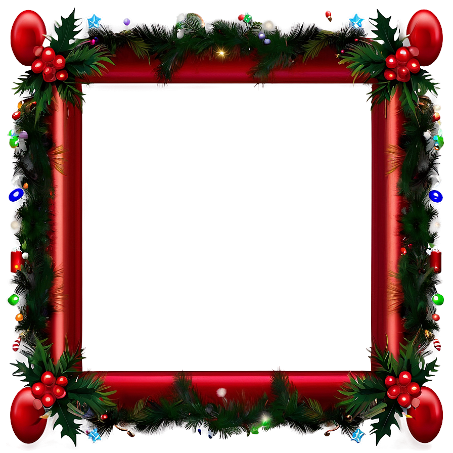 Christmas Decoration Frame Png Gsp37 PNG Image