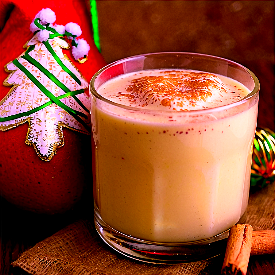 Christmas Eve Eggnog Toast Png 06252024 PNG Image