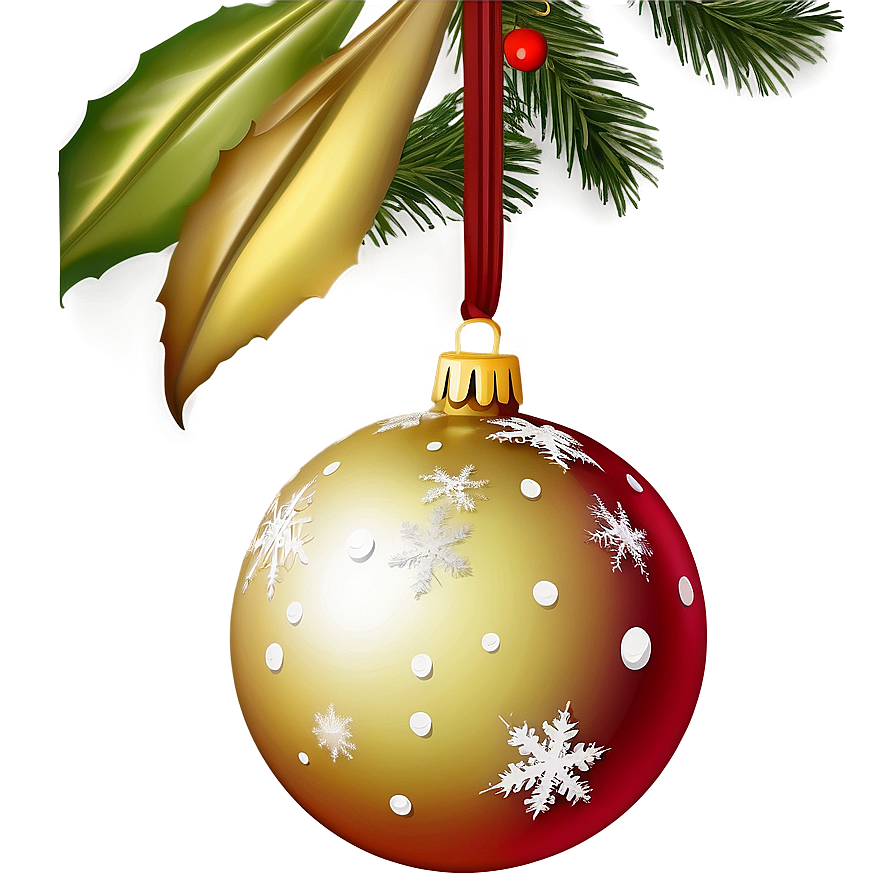 Christmas Eve Festive Ornaments Png 06252024 PNG Image