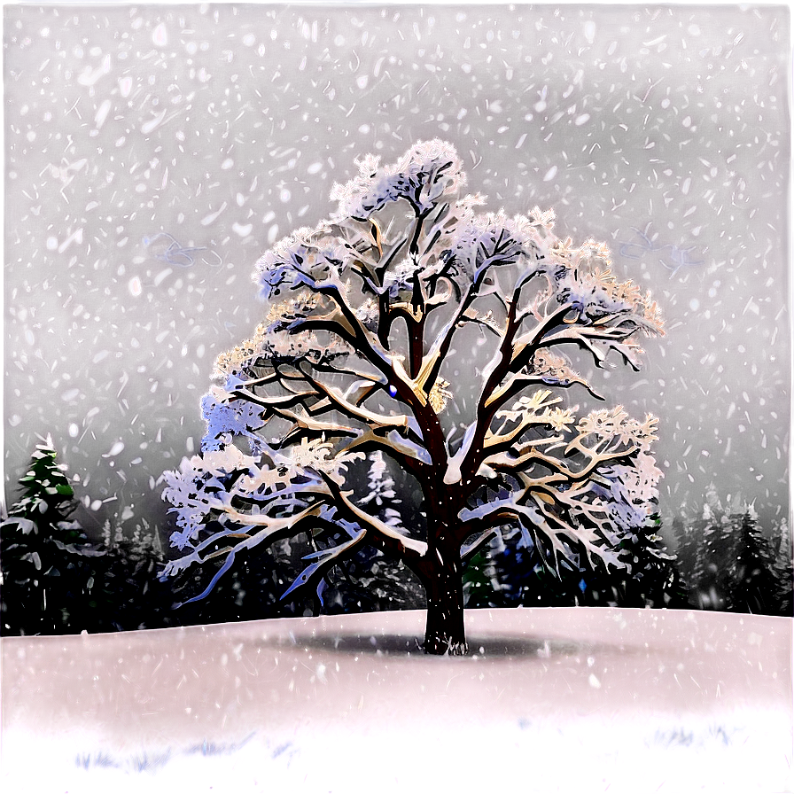 Christmas Eve Snowfall Png Fva64 PNG Image