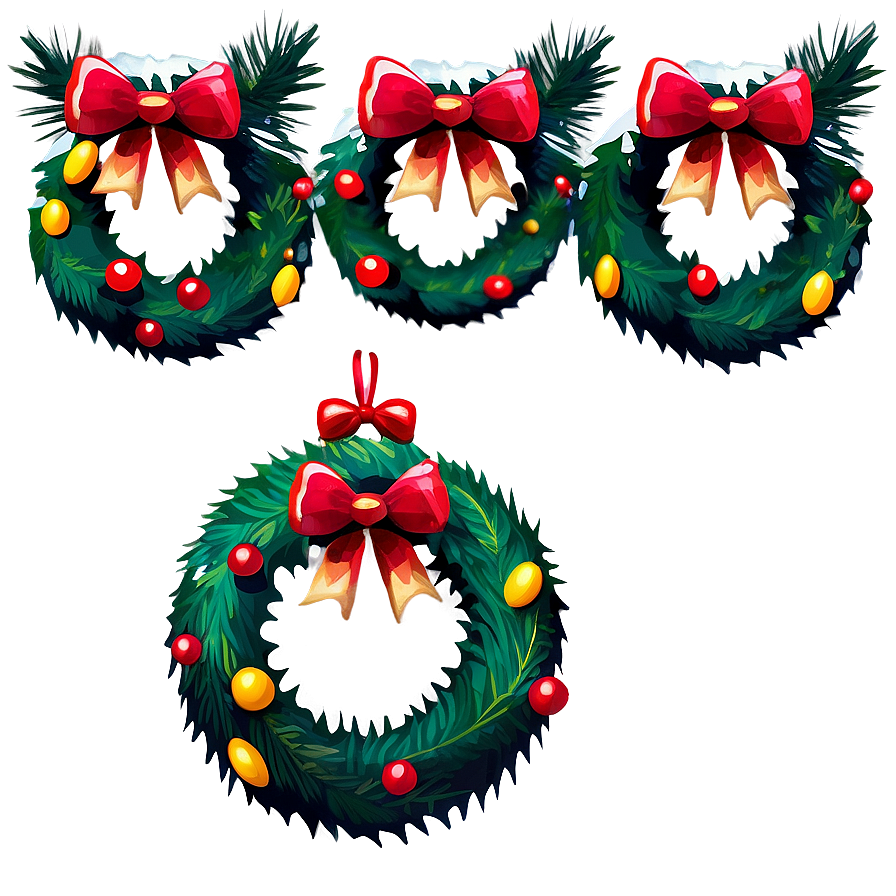 Christmas Garland Ornaments Png Ota PNG Image