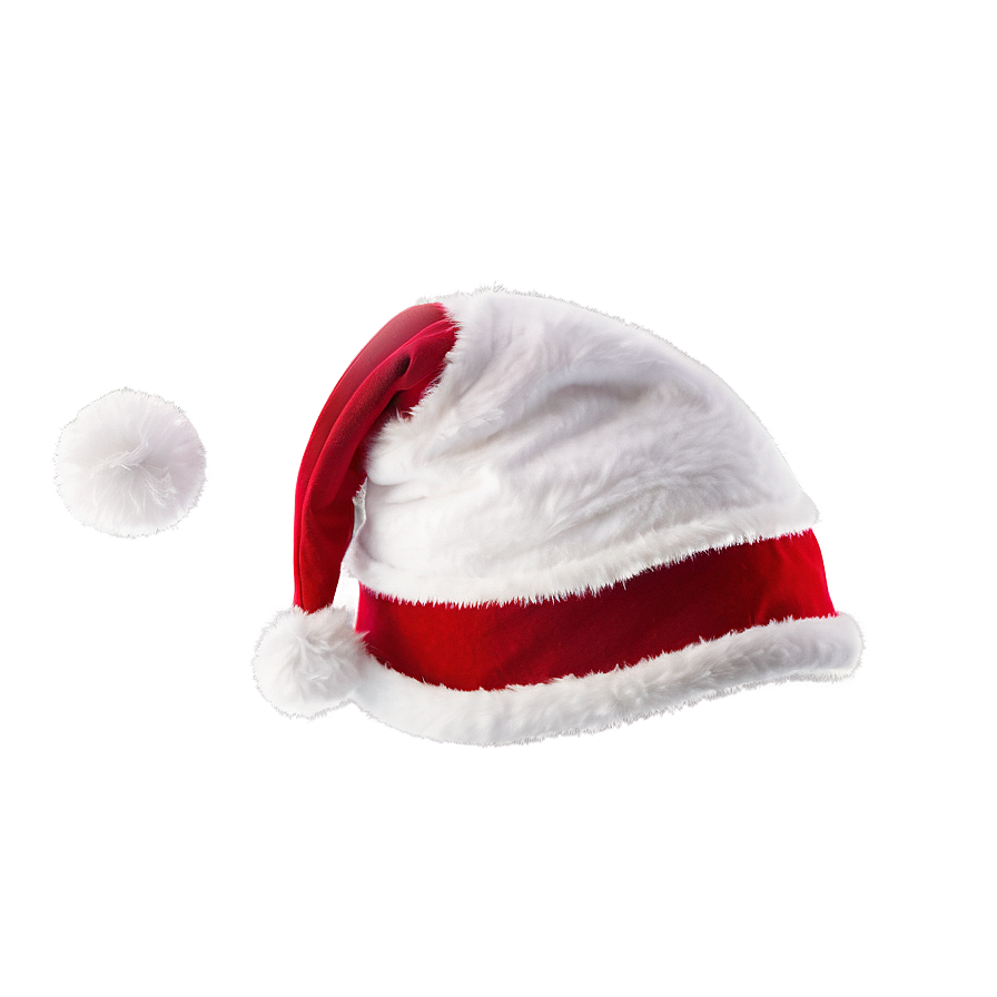 Christmas Hat With Pom Pom Png Ijy13 PNG Image