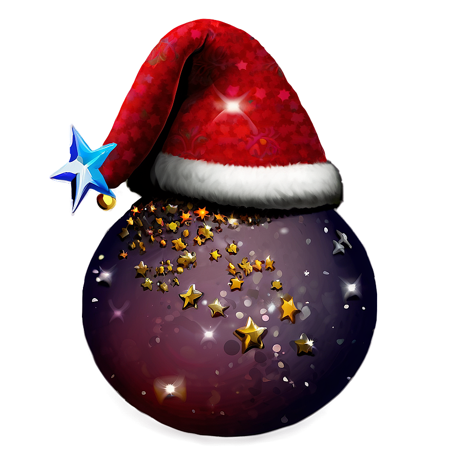 Christmas Hat With Star Png 75 PNG Image