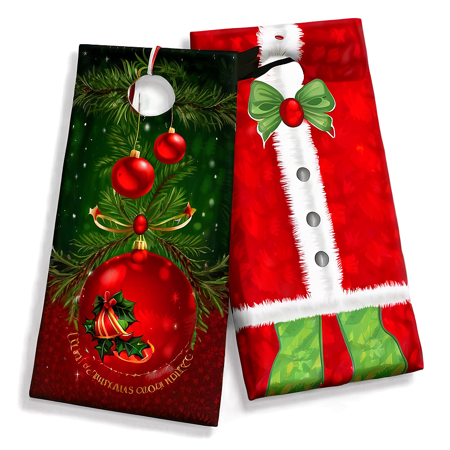 Christmas Holiday Cornhole Bag Png 06292024 PNG Image