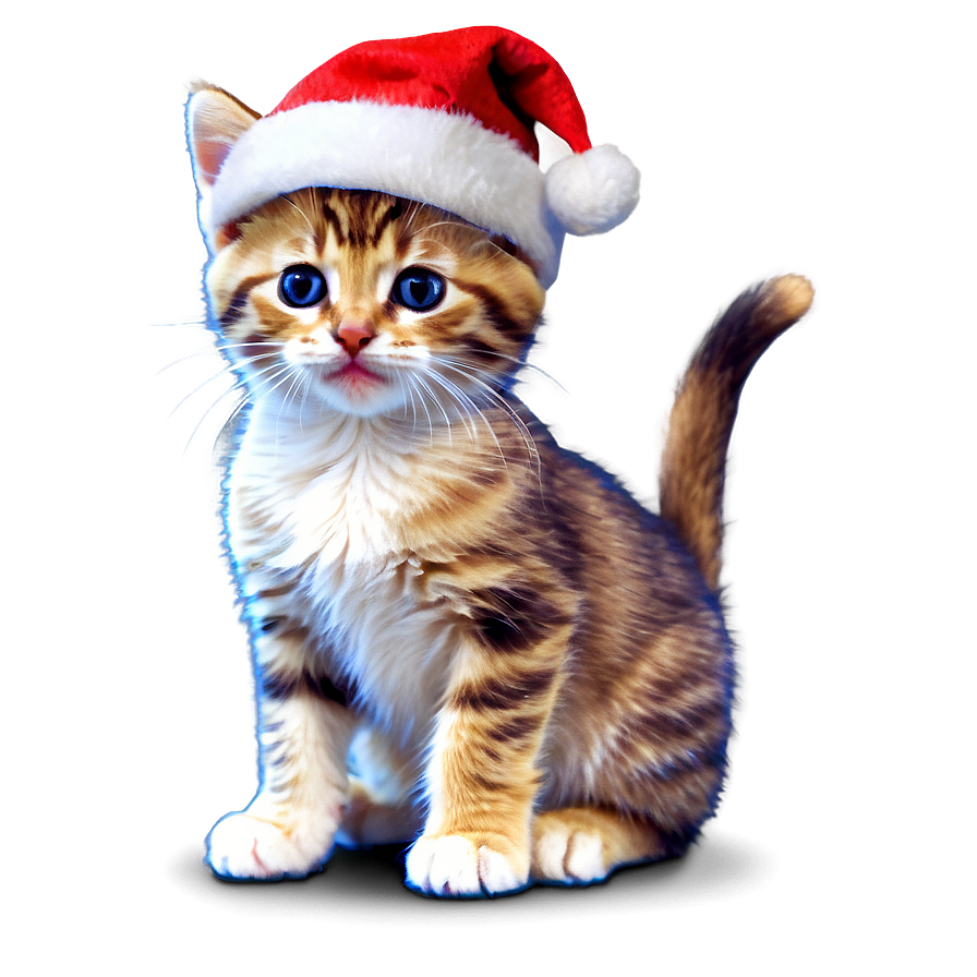 Christmas Kitten Png Xvy PNG Image