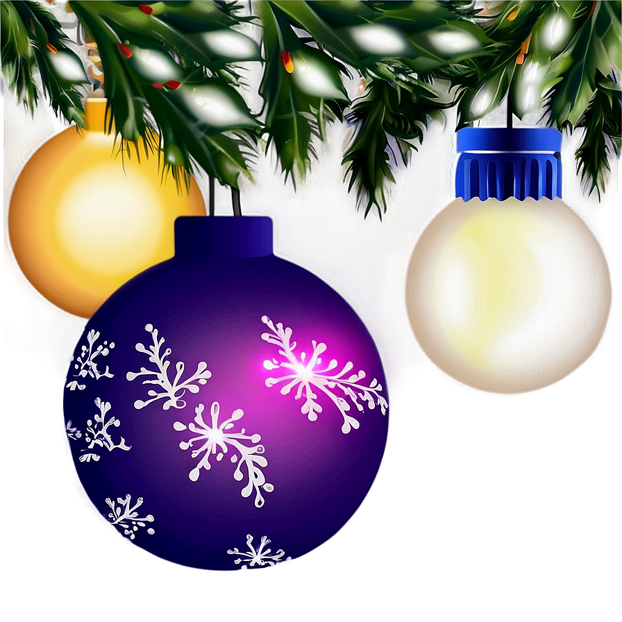 Christmas Lights A PNG Image