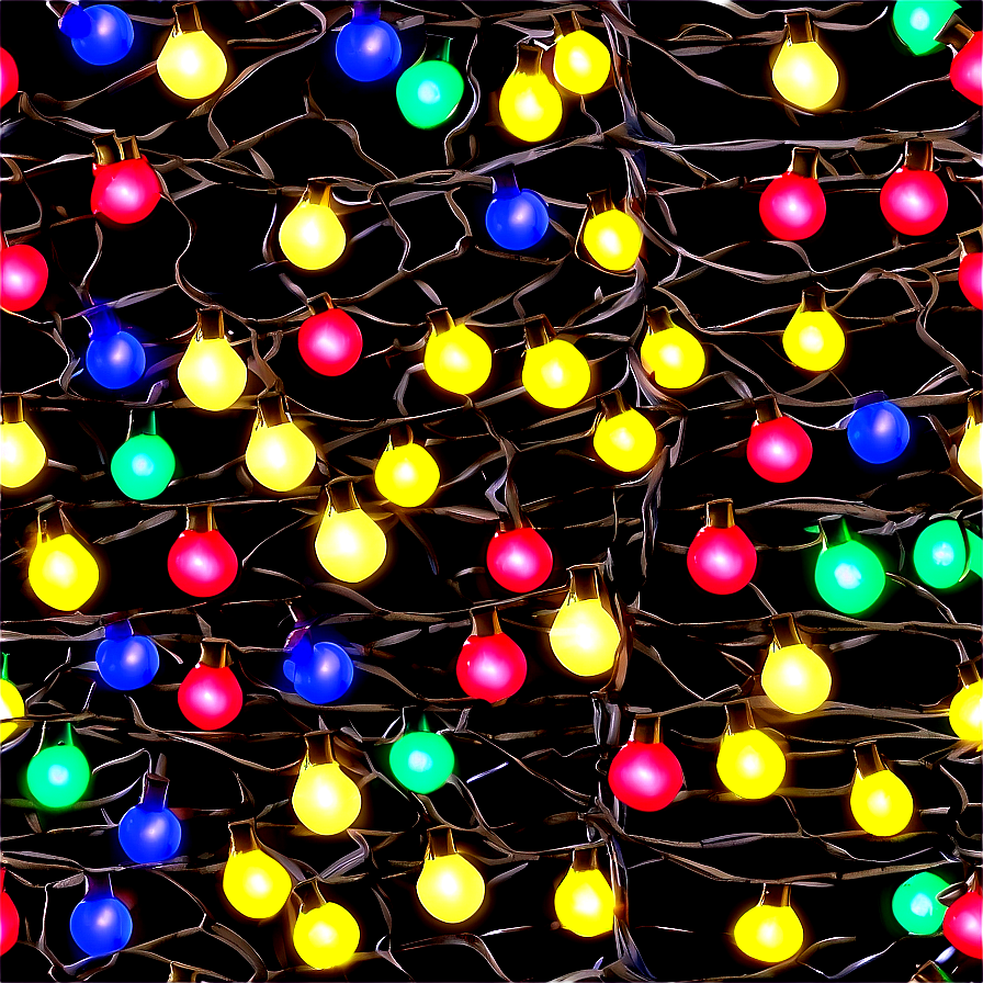 Christmas Lights Net Png Vsc78 PNG Image