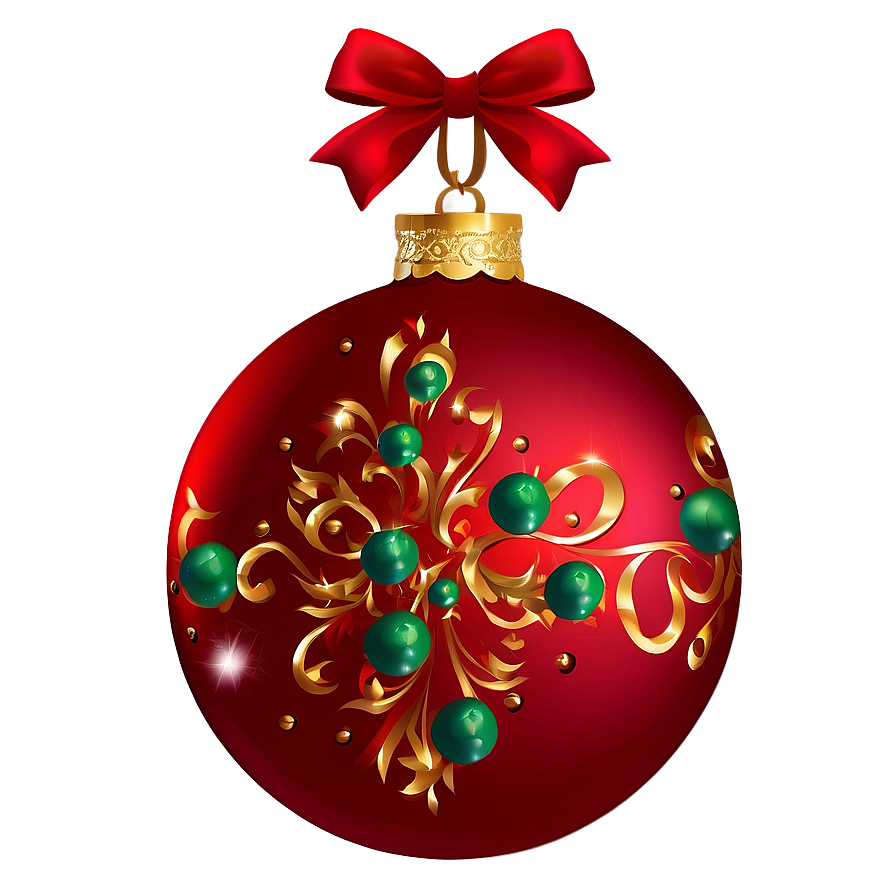 Christmas Ornament Set Png Rbg PNG Image