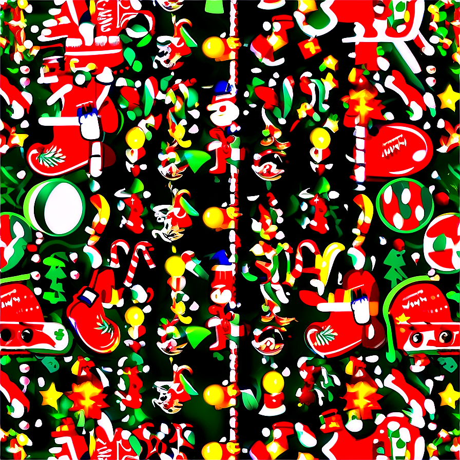 Christmas Pattern Design Png Sls39 PNG Image