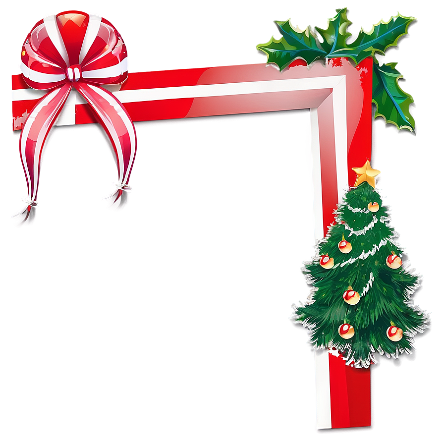 Christmas Photo Frame Png Qsb PNG Image