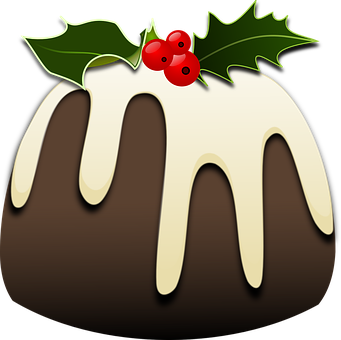 Christmas Pudding Icon PNG Image