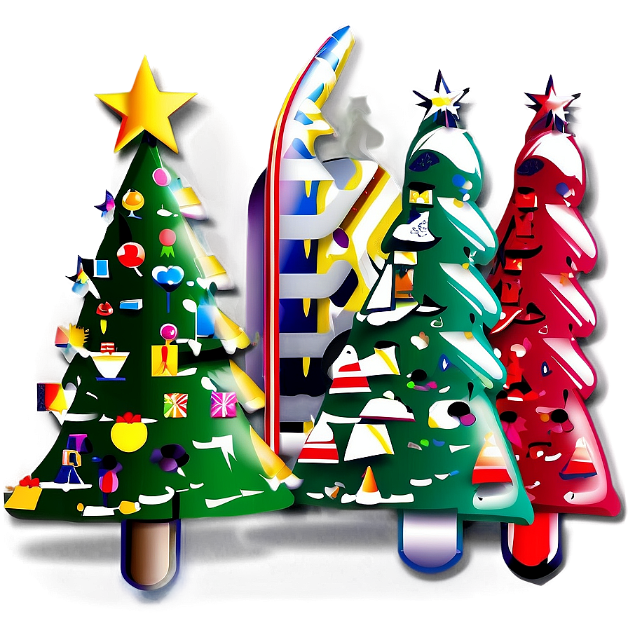 Christmas Shapes Png 06112024 PNG Image