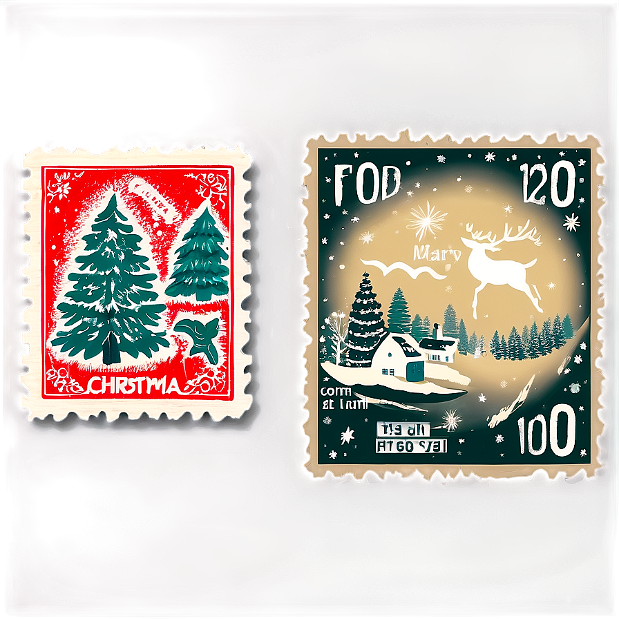 Christmas Stamp Png Dxh10 PNG Image