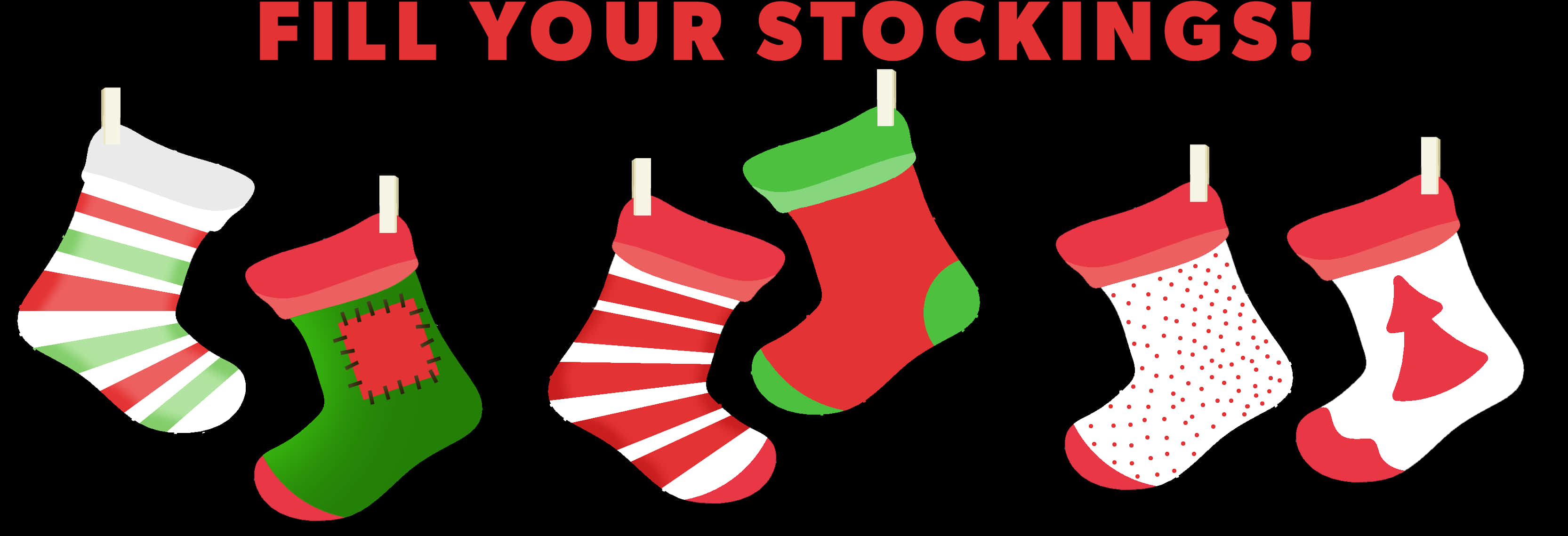 Christmas Stockings Festive Decoration PNG Image