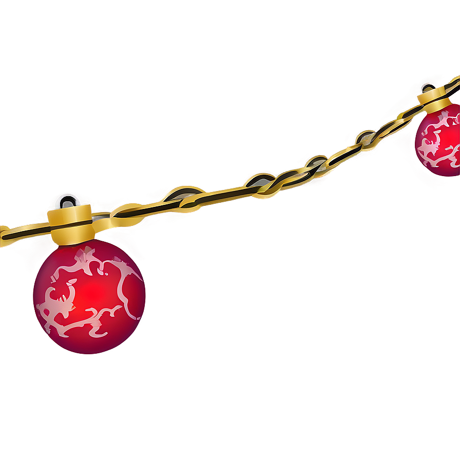 Christmas String Lights Png 6 PNG Image