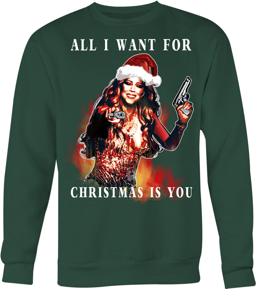 Christmas Sweatshirt Parody Design PNG Image